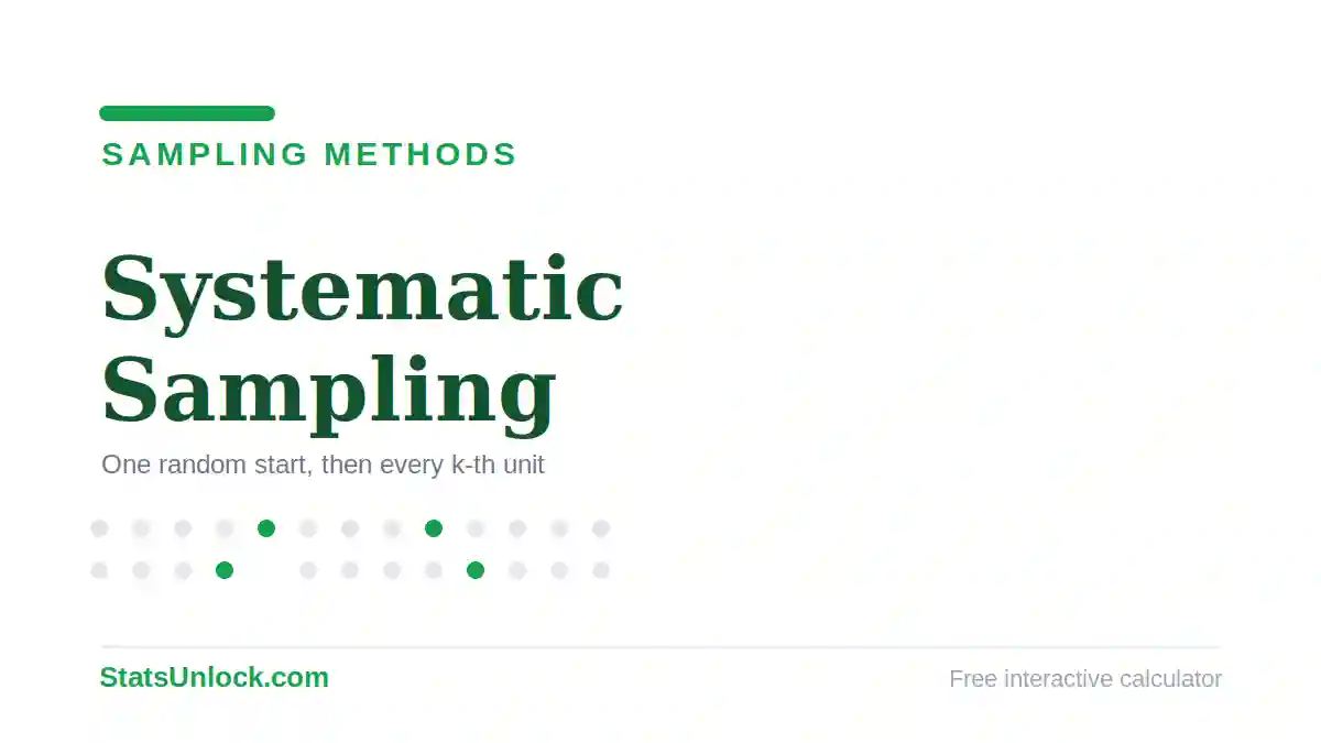 systematic sampling