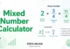 Mixed Number Calculator – Add, Subtract, Multiply, Divide mixed number calculator