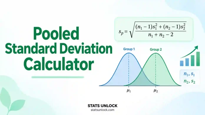pooled standard deviation